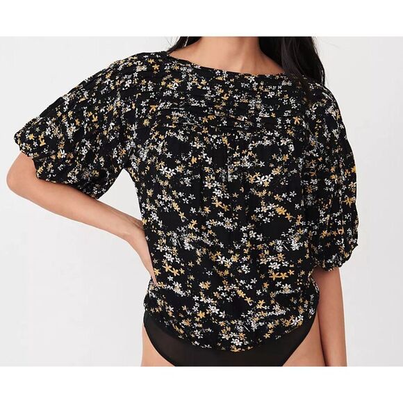 Free People Tops - Free people Intimately Dessa Womens Floral Print Bodysuit Size Large NWT